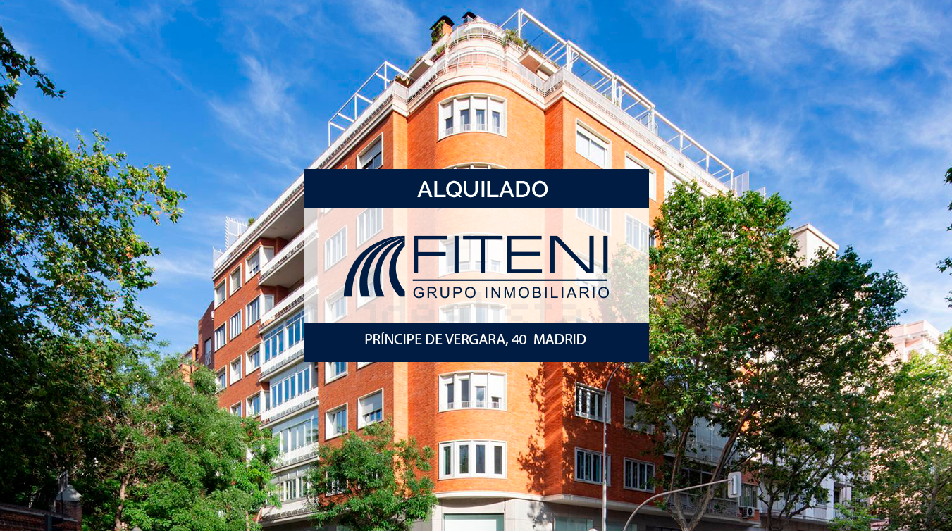 Alquiler Príncipe de Verga 40 Madrid Grupo Fiteni