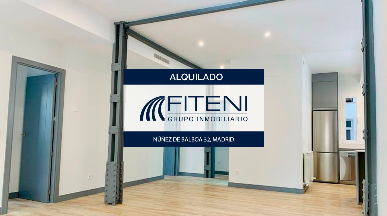 Alquiler de piso calle Núñez de Balboa 32 Madrid