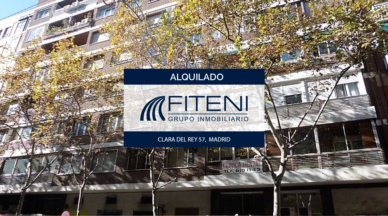 Alquiler de vivienda en la calle Clara del Rey 57 Madrid